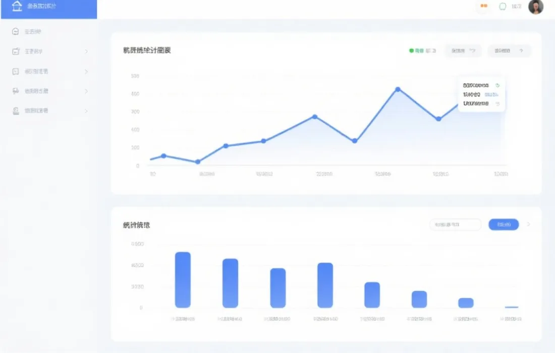 历史数据统计图形化结构